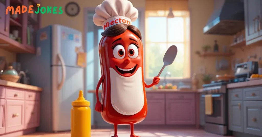 Wife Jokes about Ketchup 