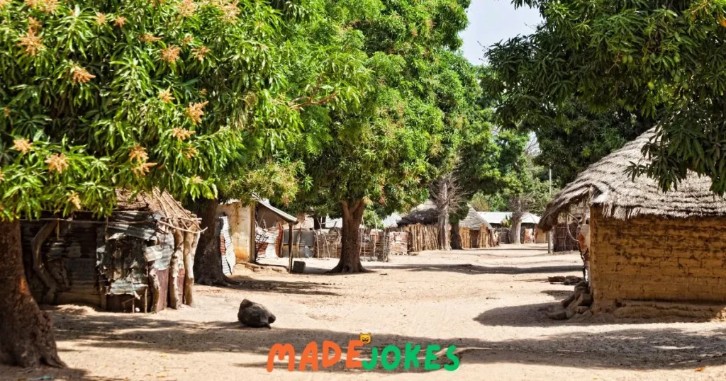 The village street