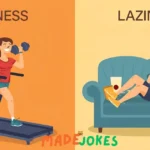 Fitness vs Laziness Puns