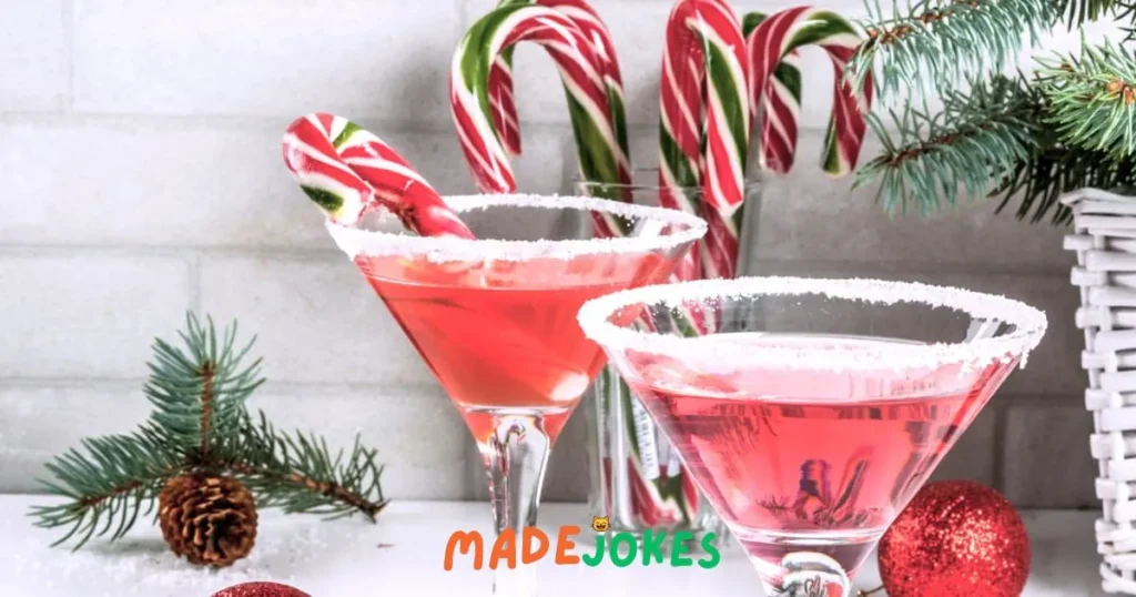 Cheesy Christmas Drinking Puns