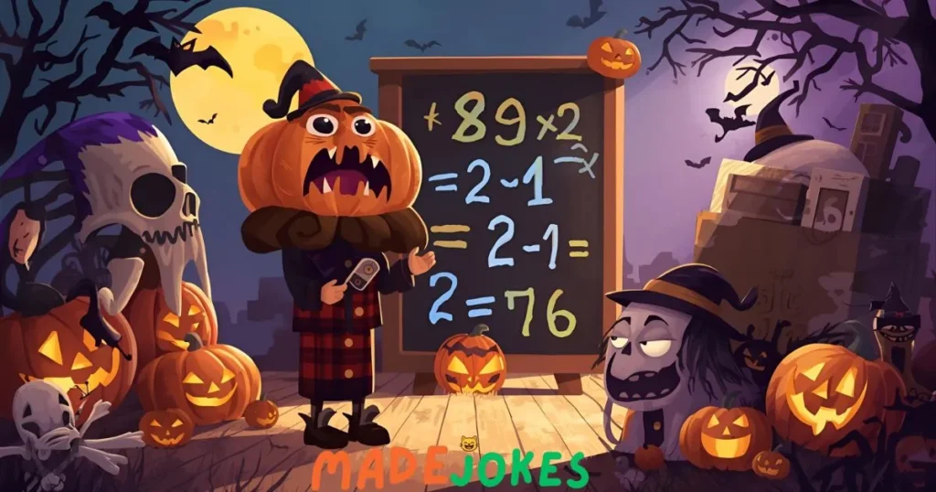 Cheesy Halloween Math Puns