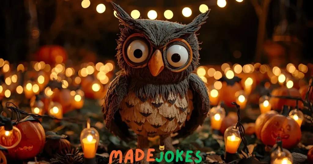 Cheesy Halloween Owl Puns