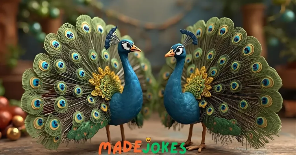Cheesy Peacock Puns