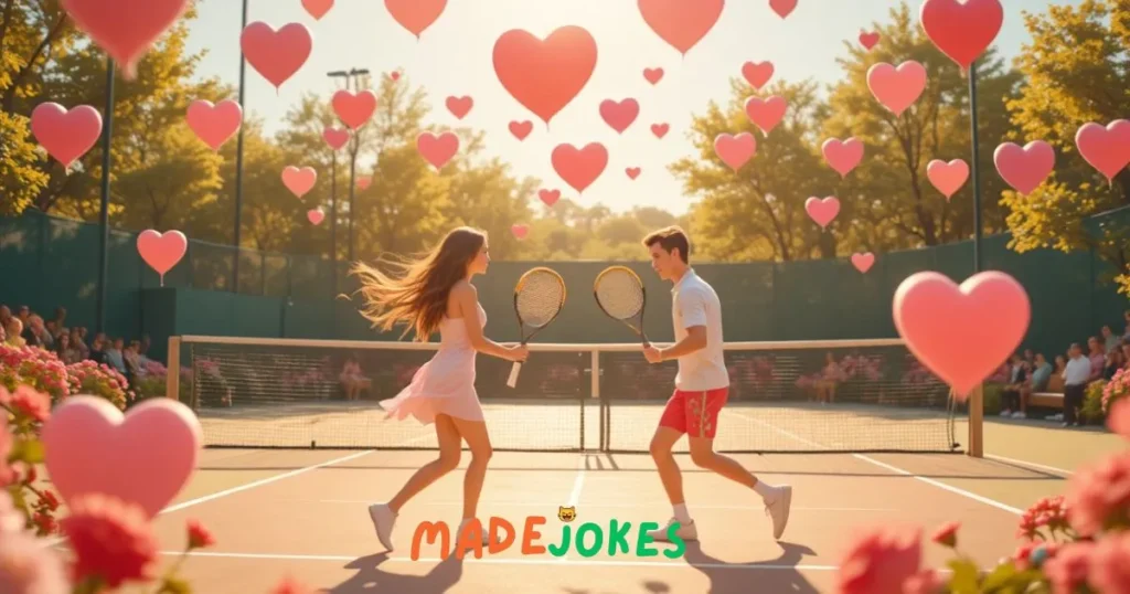 Cheesy Tennis Valentine Puns