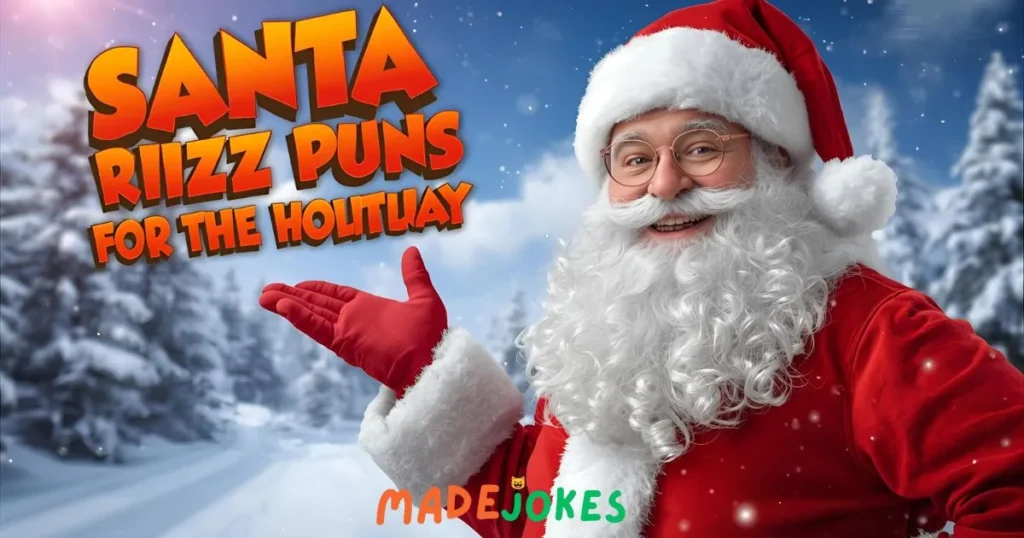 Clean Santa Rizz Puns