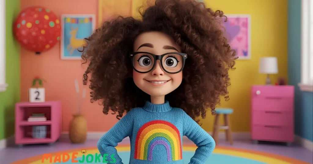 Curly Hair Rizz Funny Puns