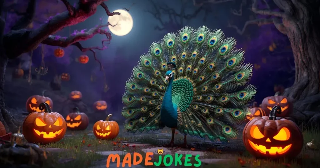Halloween Peacock Puns