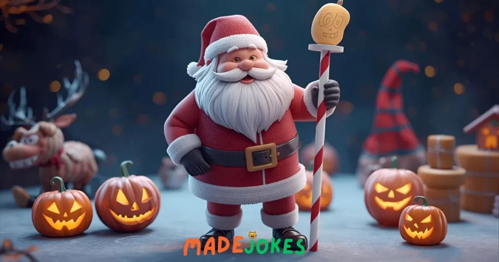 Halloween Santa Rizz Puns for the Holidays