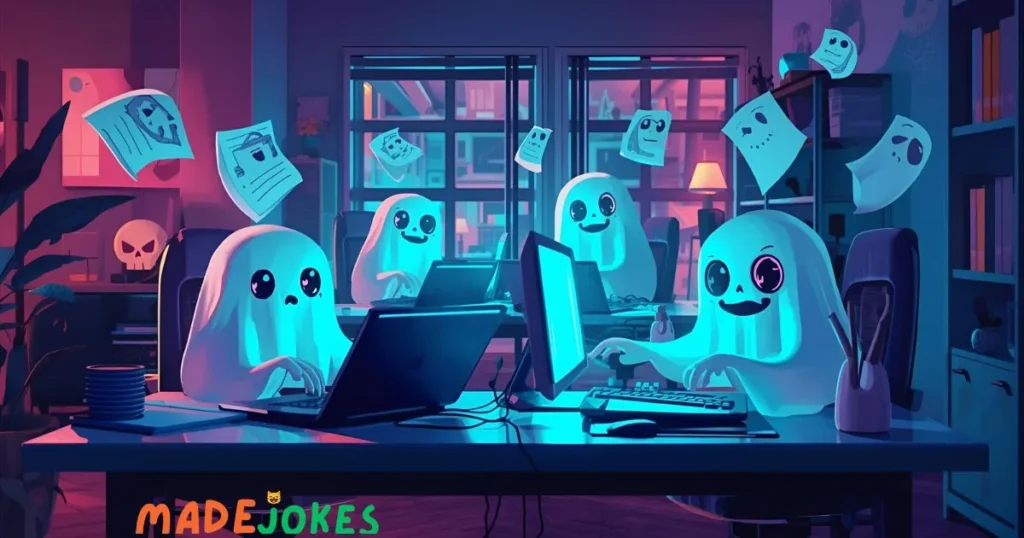 Haunted Office Scene