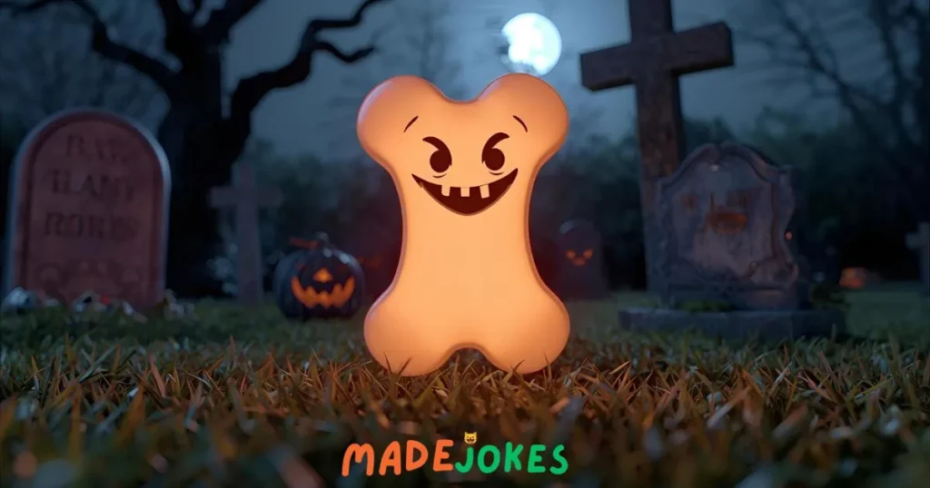 One liner Halloween Bone