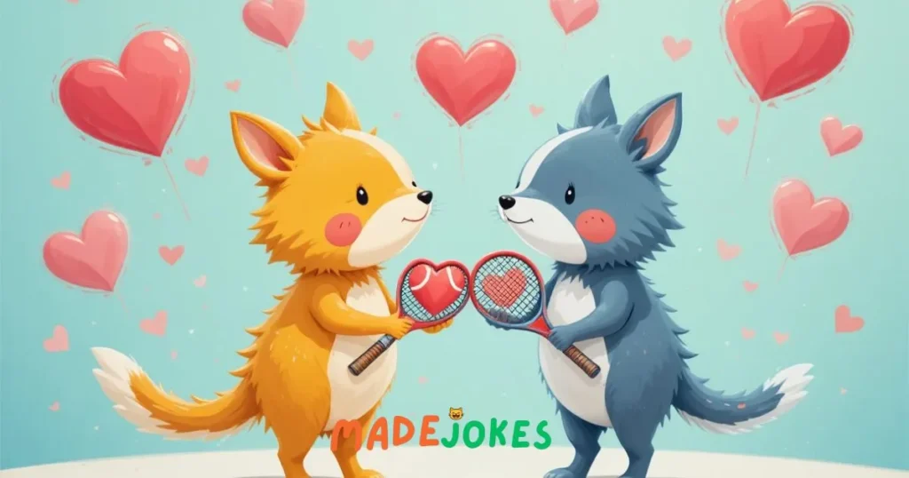 One liner Tennis Valentine Puns