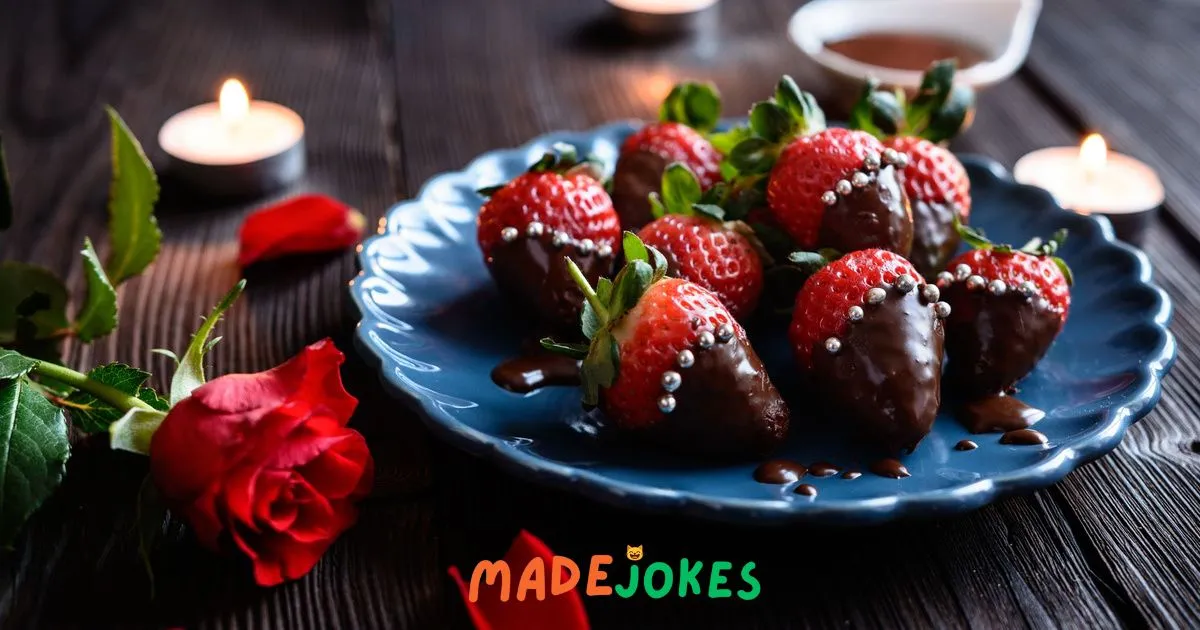 Strawberry puns valentines day