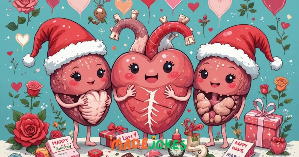 Christmas Anatomy Puns for Valentines Day