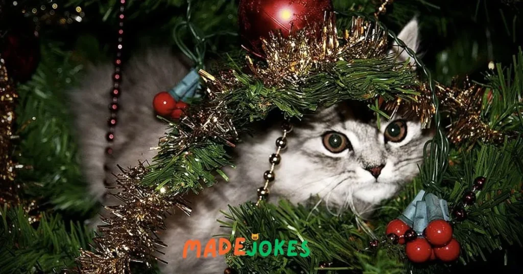  Christmas Cat Jokes for Kids
