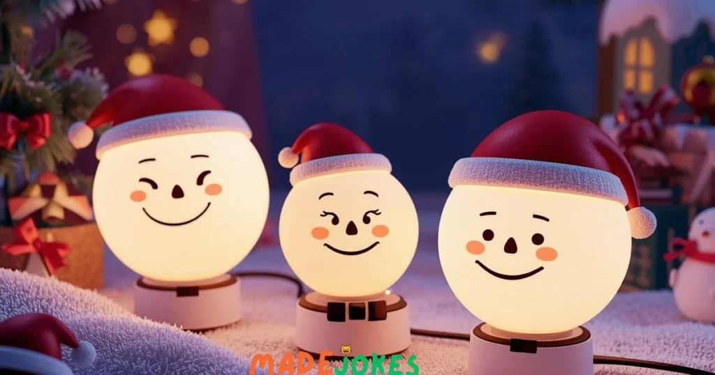 Knock Knock Christmas Night Light Puns