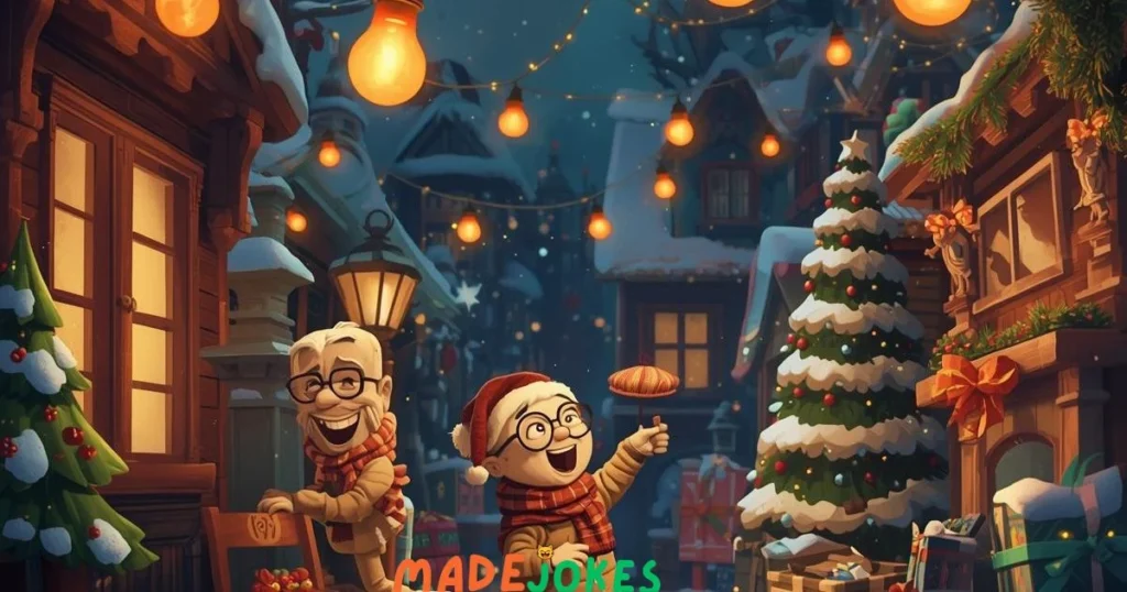 Playful Christmas Night Light Puns